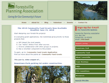 Tablet Screenshot of forestvillefpa.org